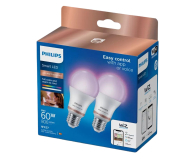 PHILIPS Smart Inteligentna Kolorowa Żarówka LED A60 E27 RGB x2 929002383641 - 1367371 - zdjęcie 2